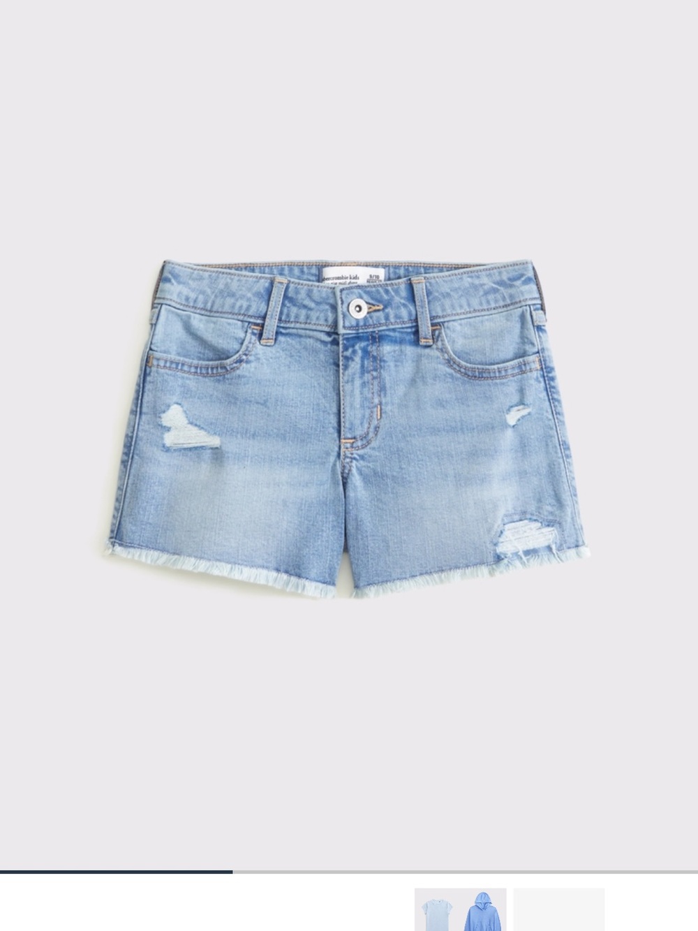 Abercrombie & Fitch Kids low rise midi shorts - size 9/10